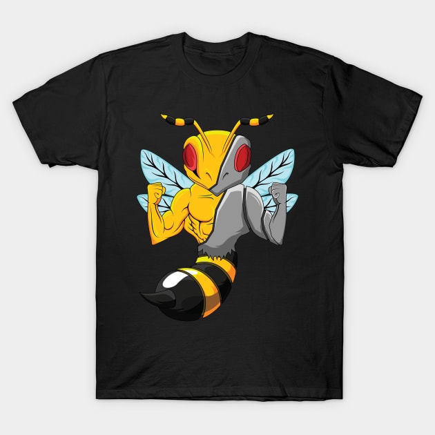 Mechabee T-Shirt by fauzanfarhn